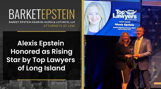 Alexis Epstein Honored as Rising Star by Top Lawyers of Long Island