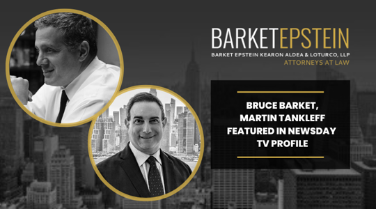 Bruce Barket, Martin Tankleff Featured in Newsday TV Profile