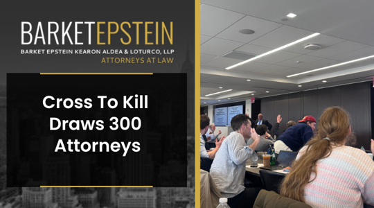 Cross To Kill Draws 300 Attorneys