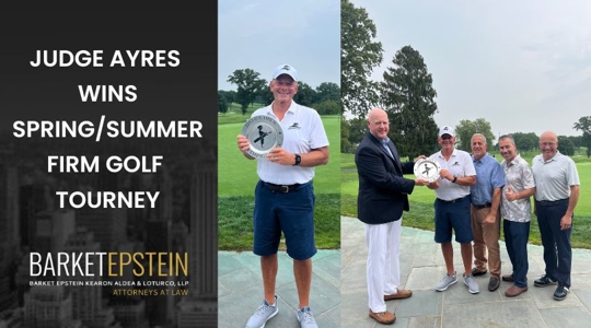 Judge Ayres Wins Spring/Summer Firm Golf Tourney