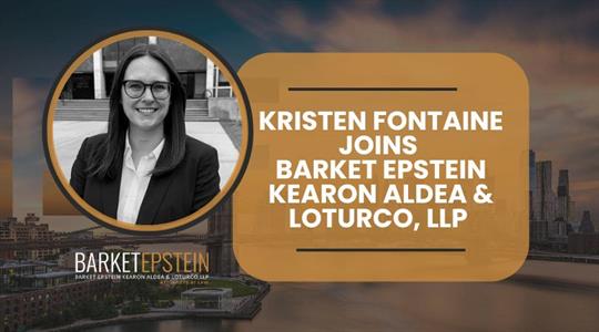 Kristen Fontaine Joins Barket Epstein Kearon Aldea & LoTurco, LLP