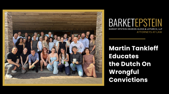 Martin Tankleff Educates the Dutch On Wrongful Convictions
