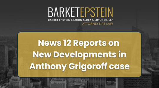 News 12 Reports on New Developments in Anthony Grigoroff case