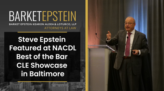 Steve Epstein Featured at NACDL Best of the Bar CLE Showcase in Baltimore