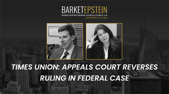 Times Union: Appeals Court Reverses Ruling In Federal Case