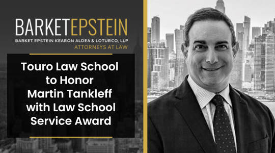 Touro Law School to Honor Martin Tankleff with Law School Service Award