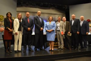 Partner Seymour James standing with DA Candidates