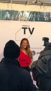 Aida Leisenring on the red carpet