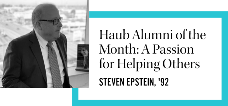 Haub Alumni of the Month - Steve Epstein '92